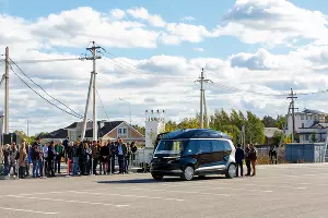 Презентация беспилотного электробуса в &laquo;Сколково&raquo; &copy;&nbsp;Фото пресс-службы &laquo;Ростелекома&raquo;