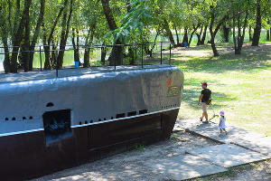 Подводная лодка М-261 на Затоне, июль 2020 года © Фото Елены Синеок, Юга.ру