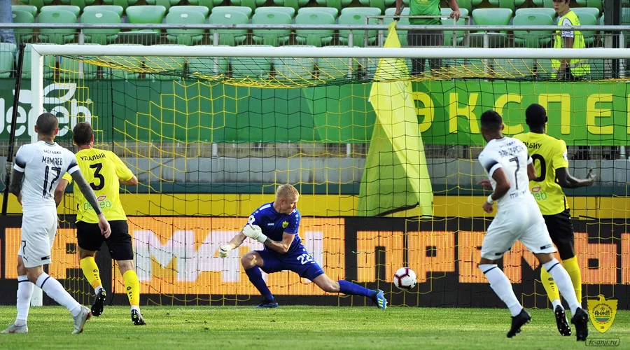 Матч 7-го тура РПЛ «Анжи» — «Краснодар» &copy;&nbsp;Фото пресс-службы ФК &laquo;Анжи&raquo;