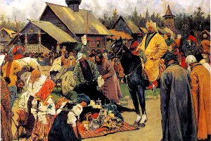 Картина Сергея Иванова «Баскаки», 1909 год (художественный вымысел) &copy;&nbsp;Изображение является общественным достоянием