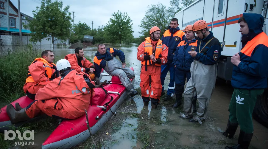 Подтопление в селе Левокумка Ставропольского края &copy;&nbsp;Фото Антона Подгайко, Юга.ру