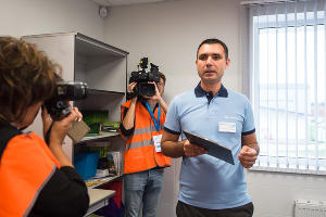 Открытие клиентского центра «Еврохим» в станице Старовеличковской © Фото Елены Синеок, Юга.ру