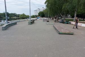 Скейт-парк на Затоне © Фото пресс-службы администрации Краснодара