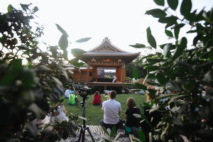 Лекция «Японский сад — гармония стихий» в парке «Краснодар» © Фото пресс-службы ПАО «Ростелеком»