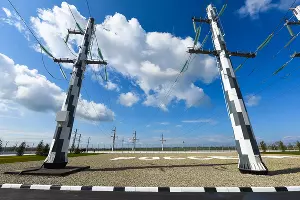 Запуск электроподстанции «Порт» в Тамани &copy;&nbsp;Фото Елены Синеок, Юга.ру