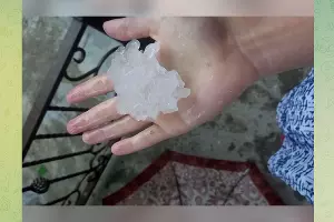 Град в Новороссийске 15 июня 2024 г. &copy;&nbsp;Скриншот публикации в телеграм-канале &laquo;Супер Новости Новороссийска&raquo;, t.me/novosti_novoross