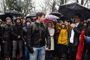 Акция сторонников Навального в Краснодаре, 26 марта 2017 года &copy;&nbsp;Фото Елены Синеок, Юга.ру