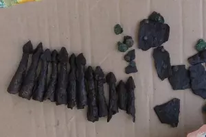 Находки 2017 года в полевой реставрационной мастерской Южно-Крымской археологической экспедиции Государственного Эрмитажа &copy;&nbsp;Фото пресс-службы музея-заповедника &laquo;Херсонес Таврический&raquo;