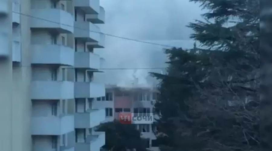  &copy;&nbsp;Скриншот видео из группы &laquo;ЧП Сочи&raquo; в инстаграме, instagram.com/chp_sochi/