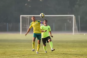 Матч между любительскими командами &laquo;Кубань&raquo; и &laquo;Абинск&raquo; &copy;&nbsp;Фото Елены Синеок, Юга.ру