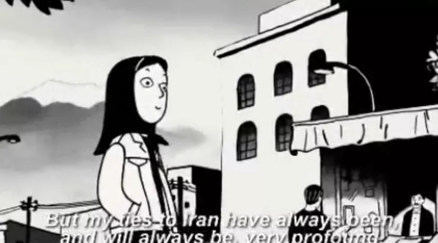 Кадр из трейлера к мультфильму «Персеполис» &copy;&nbsp;Скриншот видео с сайта www.kinopoisk.ru