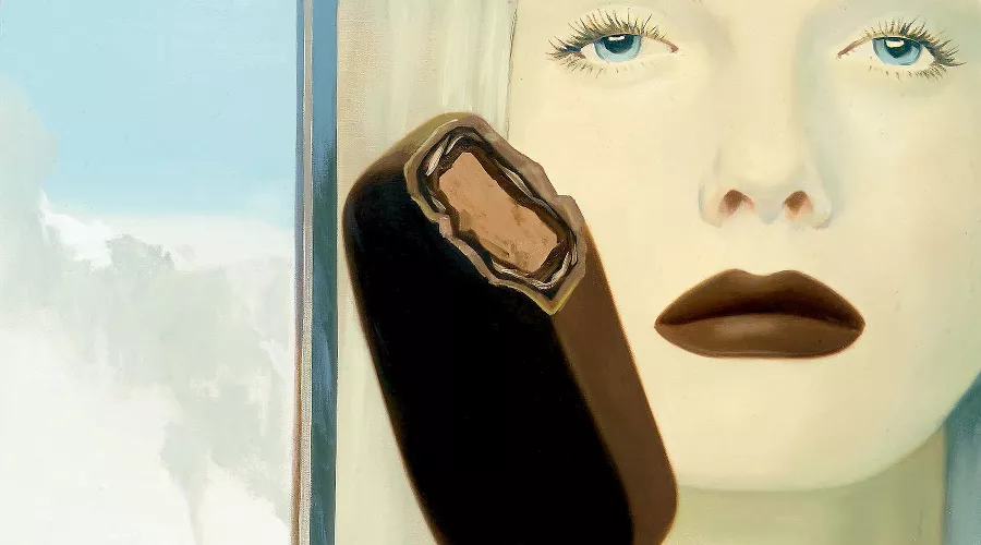  &copy;&nbsp;Фото картины Владимира Дубосарского и Александра Виноградова &laquo;Мороженое&raquo; — одного из лотов аукциона краденого искусства