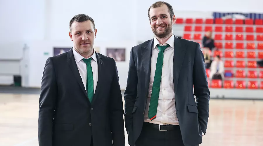 Максим Шарафан и Антон Катаев &copy;&nbsp;Фото с официального сайта ПБК &laquo;Локомотив-Кубань&raquo;, lokobasket.com