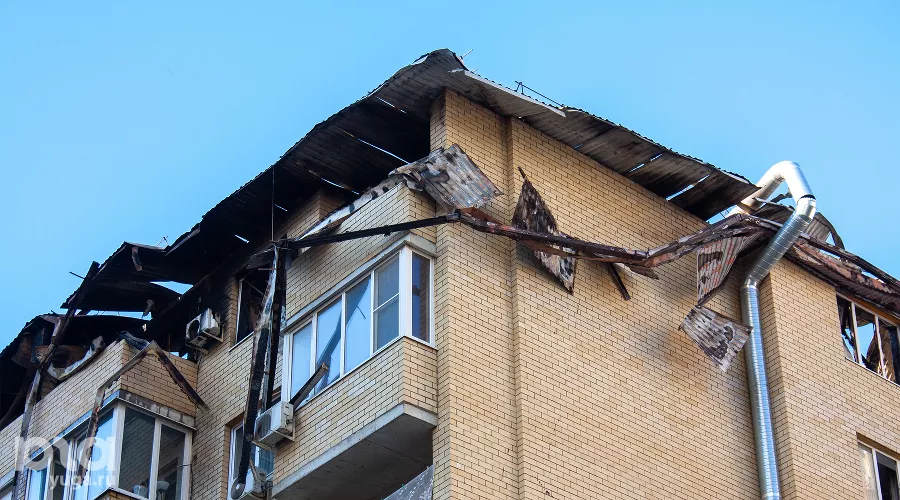 В Краснодаре в ночном пожаре в многоэтажке сгорело 64 квартиры &copy;&nbsp;Фото Дмитрия Пославского, Юга.ру