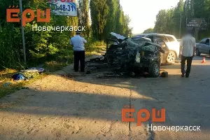 Место происшествия &copy;&nbsp;Фото с сайта ruffnews.ru/novocherkassk