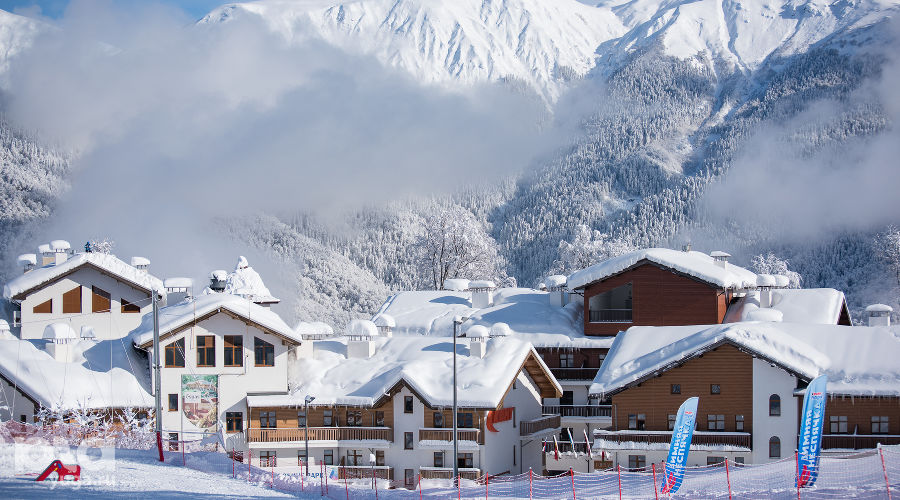 Горный курорт «Роза Хутор» &copy;&nbsp;Фото Екатерины Лызловой, Юга.ру