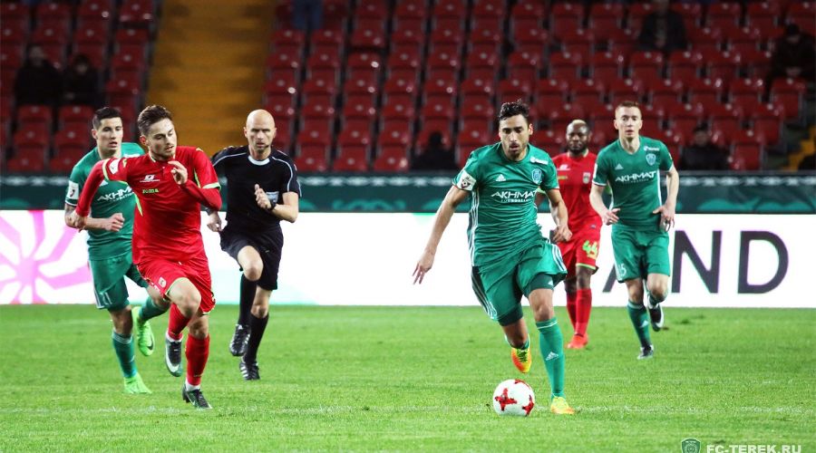 Матч чемпионата России «Терек» — «Уфа» &copy;&nbsp;Фото с официального сайта ФК &laquo;Терек&raquo;