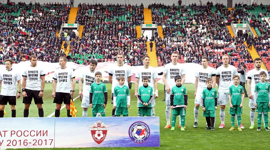 Матч чемпионата России «Терек» — «Арсенал» &copy;&nbsp;Фото с официального сайта ФК &laquo;Терек&raquo;, fc-terek.ru