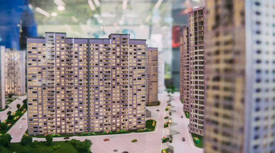 Макет жилищного комплекса «ЮгСтройИмпериал» &copy;&nbsp;Фото пресс-службы Сбербанка