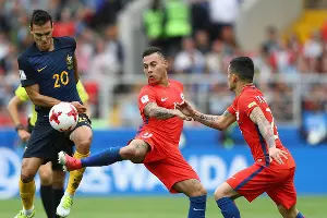 Матч Кубка конфедераций между сборными Чили и Австралии &copy;&nbsp;Фото с сайта ru.fifa.com