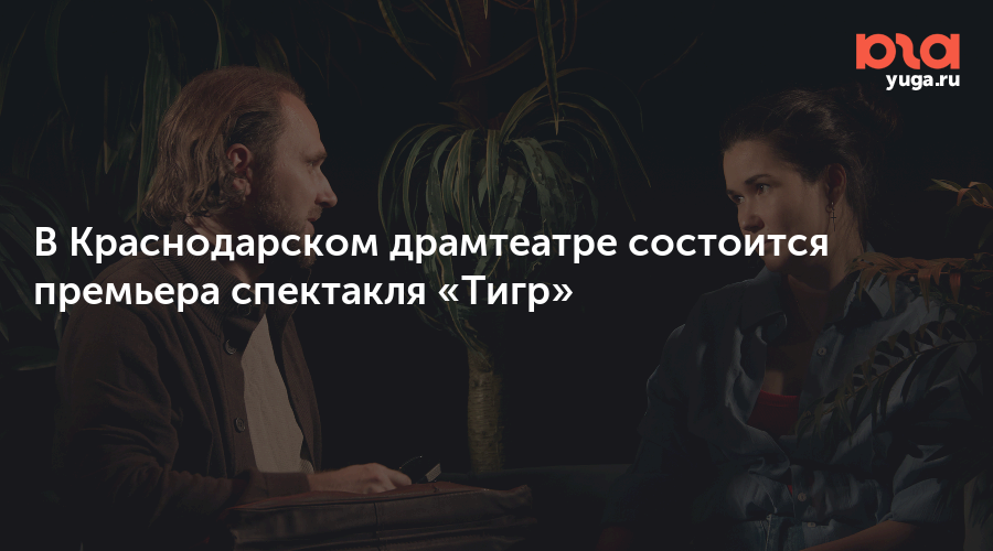 В Краснодарском драмтеатре состоится премьера спектакля «Тигр»