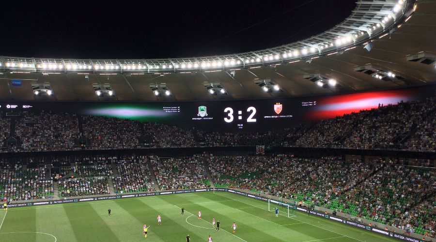 Матч плей-офф Лиги Европы «Краснодар» — «Црвена Звезда» © Фото Юга.ру