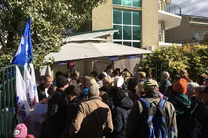 Мигранты из Херсонской области в Анапе &copy;&nbsp;Фото Александра Гончаренко, Юга.ру