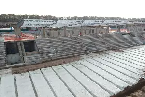 Cтройка нового стадиона ФК «Краснодар» &copy;&nbsp;Фото Евгения Таранжина