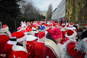 Парад Дедов Морозов в Краснодаре &copy;&nbsp;Елена Синеок, ЮГА.ру