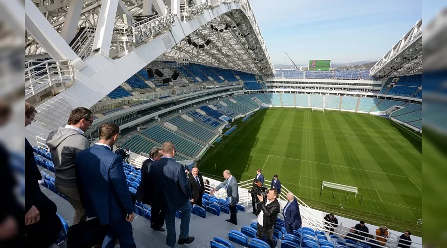 Стадион «Фишт» &copy;&nbsp;Фото пресс-службы администрации Краснодарского края