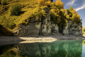 Высокогорное озеро Кезеной-Ам в Чечне © Фото с сайта chyf.ru