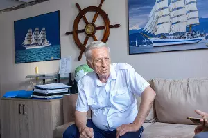 Капитан круизного лайнера &laquo;Князь Владимир&raquo; Владимир Маньков &copy;&nbsp;Фото Виктора Клюшкина, Юга.ру