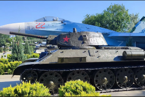 Сквер военной техники в Анапе &copy;&nbsp;Скриншот yandex.ru/maps