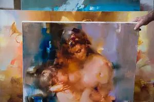 В мастерской Валерия и Инны Цукахиных &copy;&nbsp;Фото Елены Синеок, Юга.ру