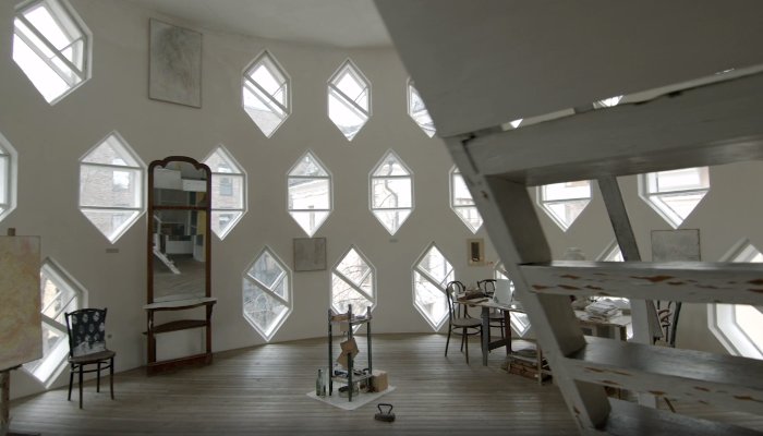 Дом Мельникова в Москве &copy;&nbsp;Скриншот из трейлера фильма &laquo;Мельников&raquo; на kinopoisk.ru