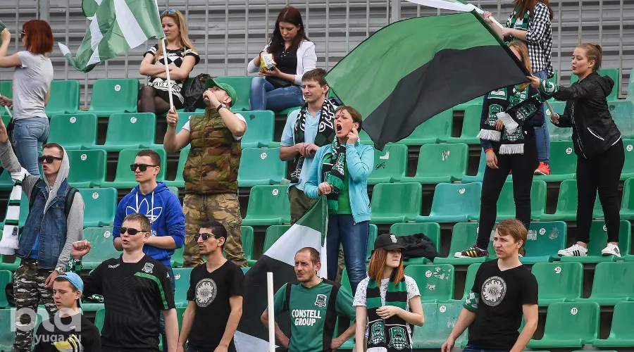 ФК "Краснодар" в домашнем матче обыграл "Уфу" со счетом 4:0 &copy;&nbsp;Елена Синеок, ЮГА.ру