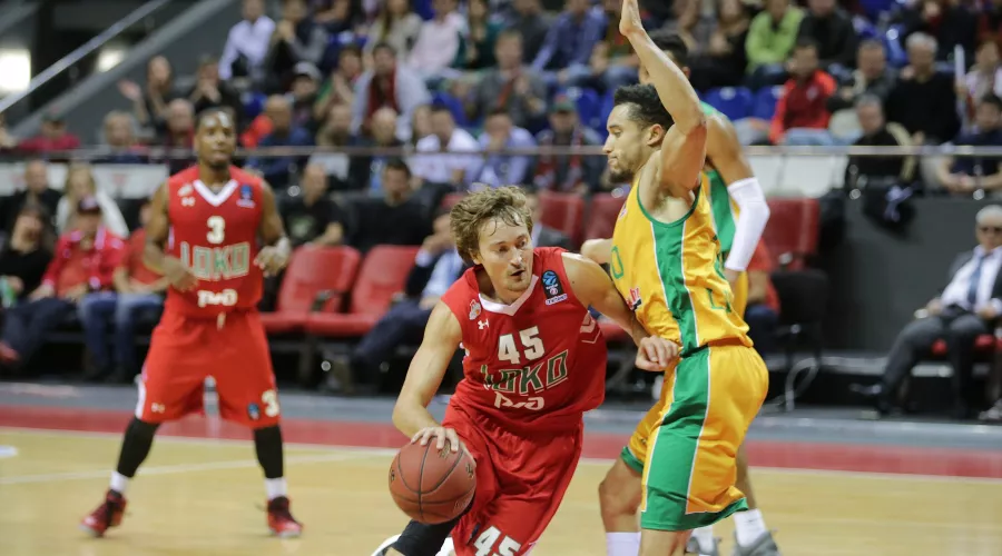 Матч Еврокубка «Локомотив-Кубань» — «Лимож». Райан Брокхофф &copy;&nbsp;Фото пресс-службы ПБК &laquo;Локомотив-Кубань&raquo;