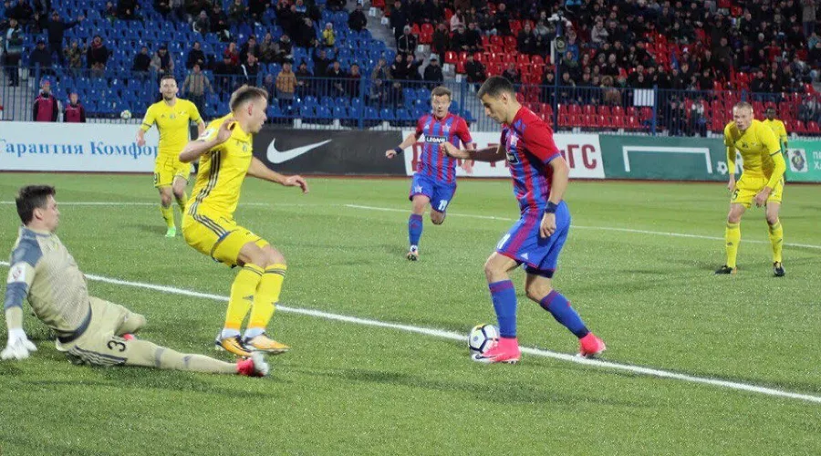 Матч чемпионата России «СКА-Хабаровск» — «Ростов» &copy;&nbsp;Фото пресс-службы ФК &laquo;СКА-Хабаровск&raquo;