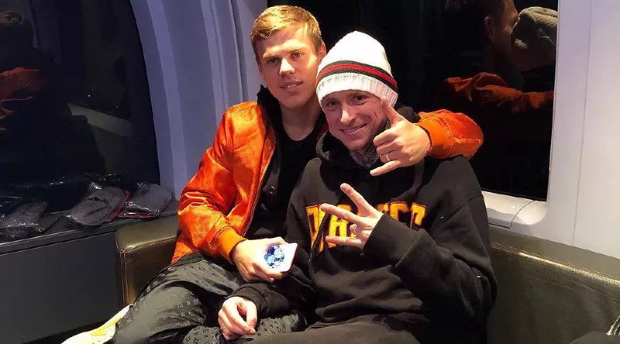 Александр Кокорин и Павел Мамаев &copy;&nbsp;Фото из аккаунта www.instagram.com/kokorin9