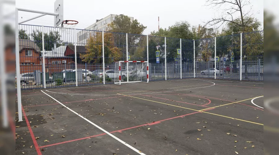 Спортивная площадка &copy;&nbsp;Фото пресс-службы администрации Краснодара