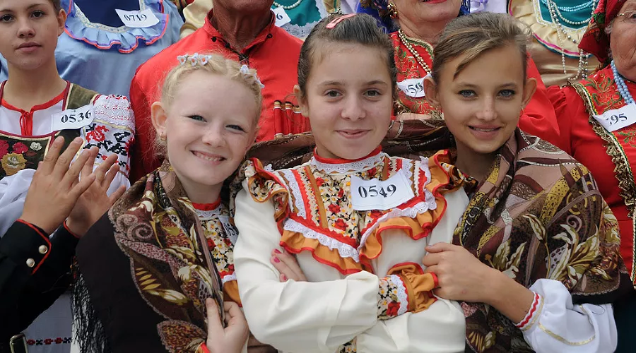 Кубанский казачий хор устанавливает мировой рекорд &copy;&nbsp;Елена Синеок. ЮГА.ру