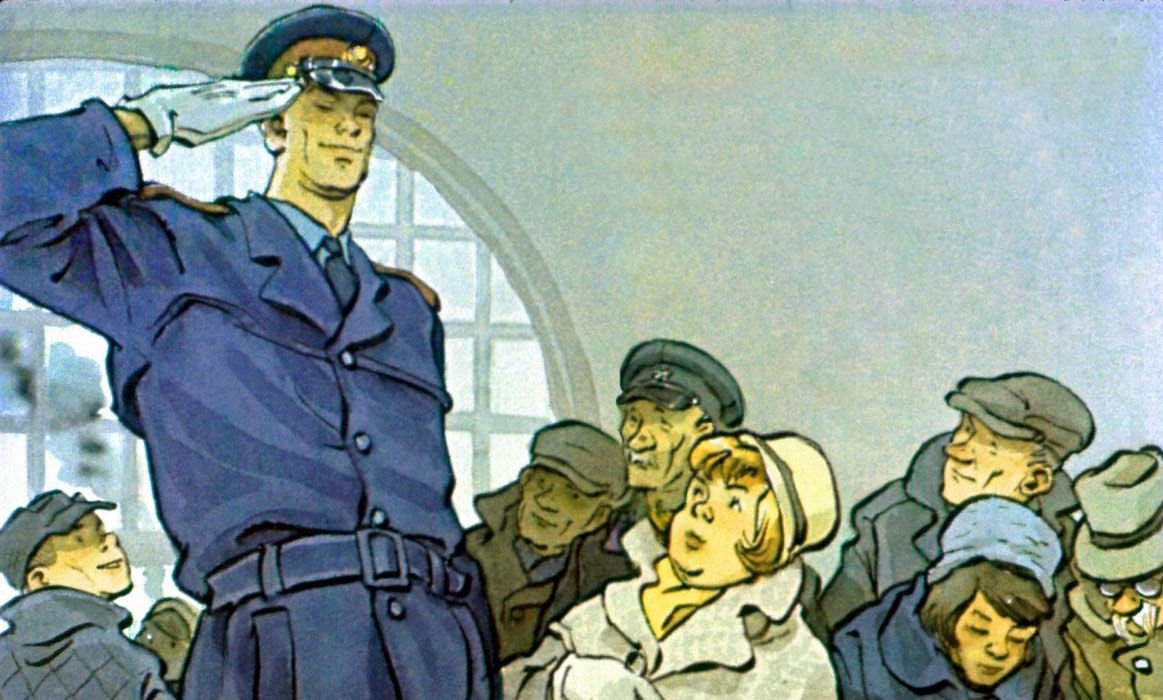 Кадр из мультфильма «Дядя Степа — милиционер» © Скриншот видео с сайта youtube.com