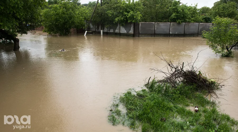 Подтопление в селе Левокумка Ставропольского края &copy;&nbsp;Фото Антона Подгайко, Юга.ру