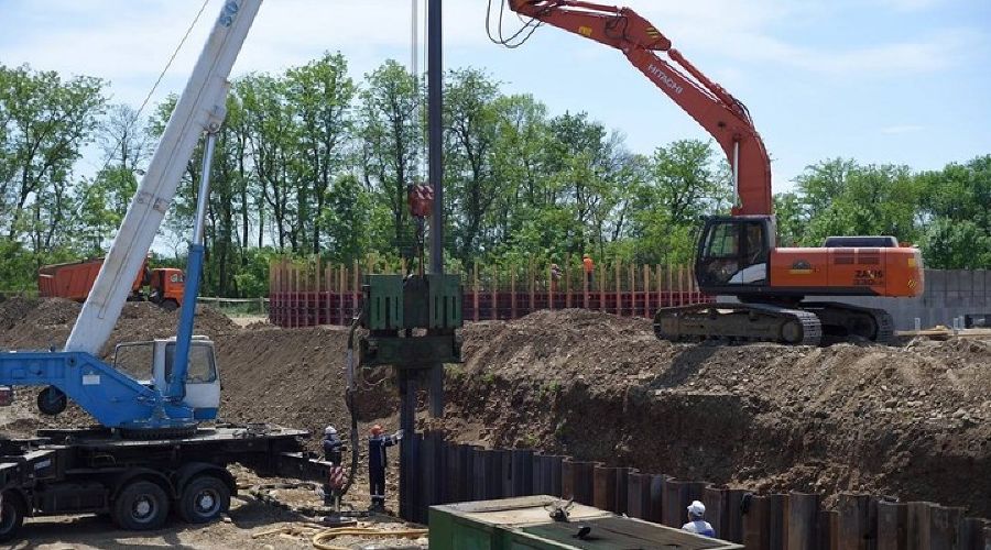 Реконструкция очистных сооружений в Майкопе © Фото Алексея Гусева