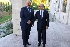 Александр Лукашенко и Владимир Путин  &copy;&nbsp;Фото пресс-службы Кремля