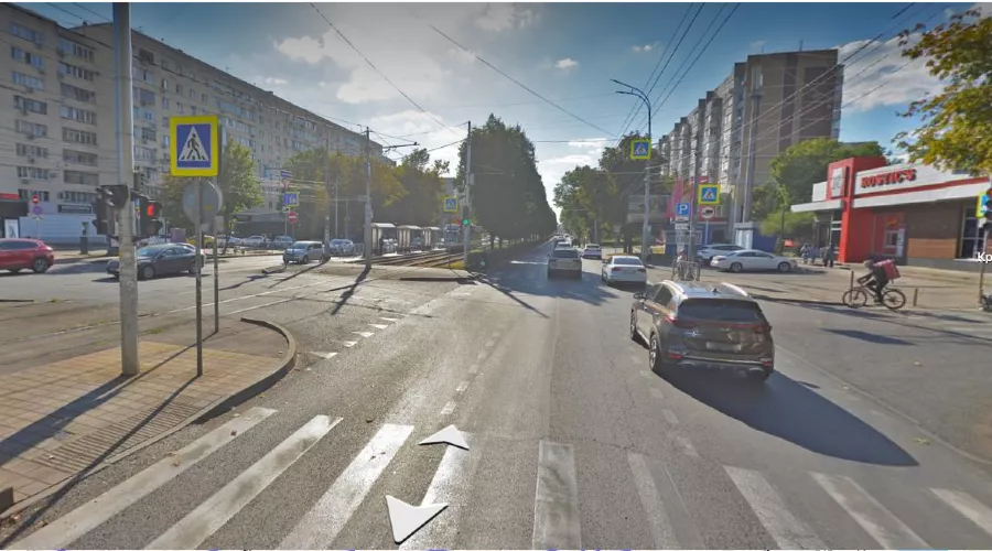 пересечение улиц Ставропольской и Таманской &copy;&nbsp;Скриншот страницы сервиса &laquo;Яндекс Карты&raquo;, 2025 год