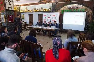 Пресс-конференция компании МТС на курорте Кезеной-Ам &copy;&nbsp;Фото Елены Синеок, Юга.ру