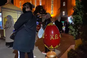 Пасхальная служба-2020 в Храме Рождества Христова в Краснодаре &copy;&nbsp;Фото Валерии Дульской, Юга.ру