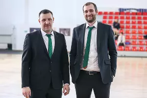 Максим Шарафан и Антон Катаев &copy;&nbsp;Фото с официального сайта ПБК &laquo;Локомотив-Кубань&raquo;, lokobasket.com