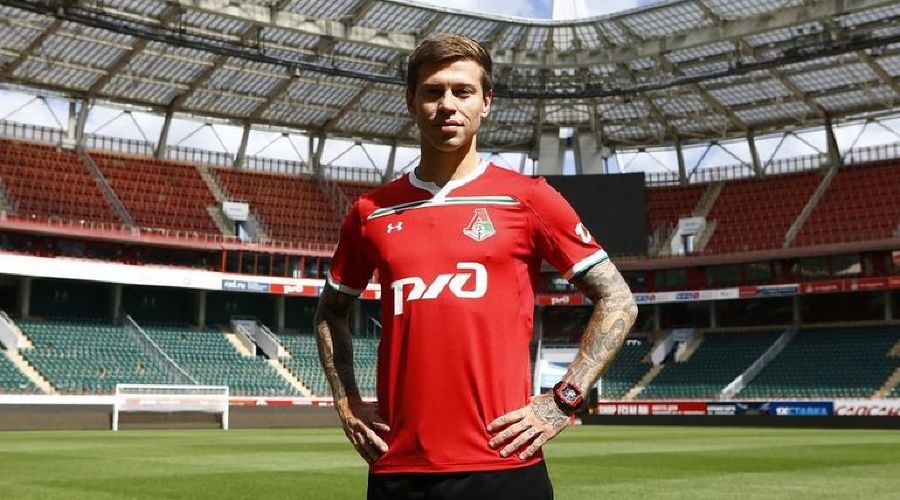 Федор Смолов © Фото пресс-службы ФК «Локомотив»